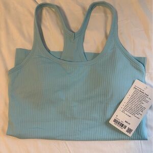 NWT lululemon ebb to street tank size 8